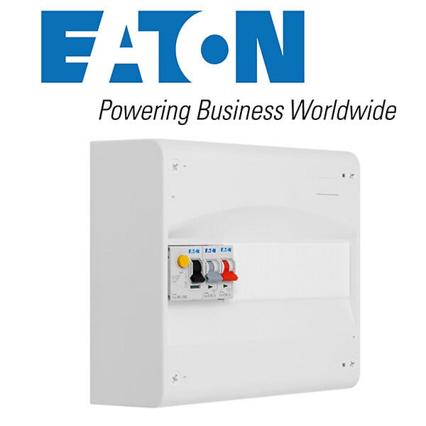 EATON CAPRI - EATON Tableau 1 rangée pré-équipé 1 inter. diff. 40A type AC + 2 disjoncteurs - large