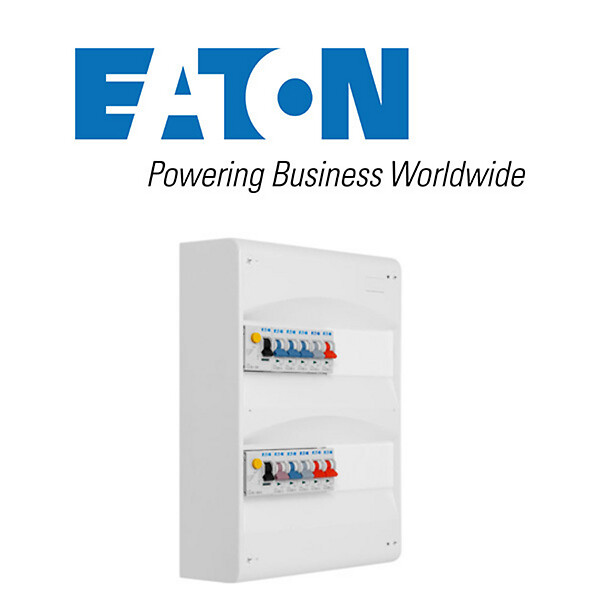 EATON CAPRI - EATON Tableau 2 rangées pré-équipé 2 inter. diff. 63A + 10 disjoncteurs - large