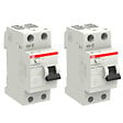 ABB - Lot de 2 Interrupteurs différentiels  à vis raccordement 63A 30mA Type A-ABB - vignette