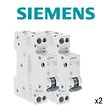 SIEMENS - Lot de 2 Disjoncteurs électriques phase + neutre 20A-SIEMENS - vignette