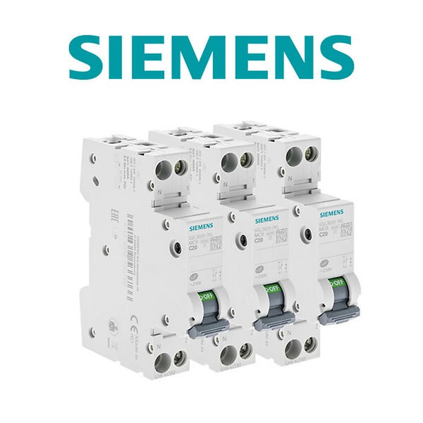 SIEMENS - SIEMENS LOT 3 disjoncteurs modulaires 20A 230V, 4,5kA, 1+N POLES, COURBE C - large