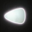 KIAMAMI VALENTINA - Miroir Réversible Forme De Goutte 100X75 Cm Éclairage Indirect À Led Réversible - vignette