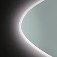 KIAMAMI VALENTINA - Miroir Réversible Forme De Goutte 100X75 Cm Éclairage Indirect À Led Réversible - vignette