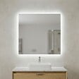 KIAMAMI VALENTINA - Miroir De Salle De Bain 70X60 Cm Avec Rétro-Éclairage Led - vignette