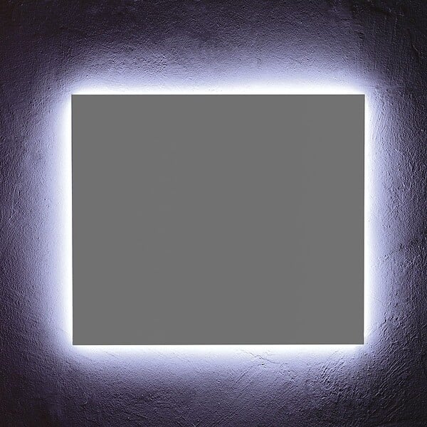 KIAMAMI VALENTINA - Miroir De Salle De Bain 70X60 Cm Avec Rétro-Éclairage Led - large