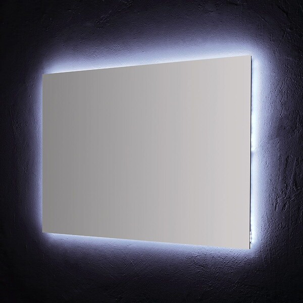 KIAMAMI VALENTINA - Miroir De Salle De Bain 120X70 Cm Avec Rétro-Éclairage À Leds - large