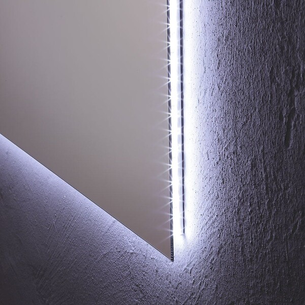 KIAMAMI VALENTINA - Miroir De Salle De Bain 120X70 Cm Avec Rétro-Éclairage À Leds - large