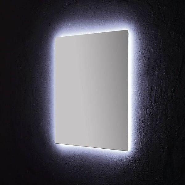 KIAMAMI VALENTINA - Miroir De Salle De Bain 80X70 Cm Avec Rétro-Éclairage À Leds - large