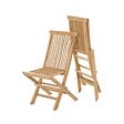 CONCEPT USINE - Table de jardin rectangulaire et 6 chaises en teck KAJANG $ - vignette
