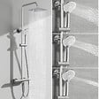 AICA SANITAIRE - Colonne de douche thermostatique-Chrome-Laiton&Inox - vignette