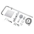AICA SANITAIRE - Colonne de douche thermostatique-Chrome-Laiton&Inox - vignette