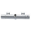 AICA SANITAIRE - AICA Colonne de douche thermostatique chromée, avec douche de tête carrée, ensemble de douche en acier inoxydable, douchette à main réglable en différents modes - vignette
