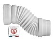 CETA - Raccord WC extensible MULTIDROIT - Extensibilité: 180-380mm - raccordement canalisation Ø 93 et 100 mm - CETA - vignette