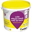 WEBER - Colle à carrelage en pâte allégée spéciale salle de bain WEBERFIX PREMIUM ² - Seau 2kg - vignette