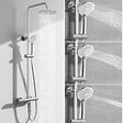 AICA SANITAIRE - AICA Colonne de douche thermostatique, avec mitigeur thermostatique - vignette