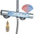 AICA SANITAIRE - AICA Colonne de douche thermostatique, avec mitigeur thermostatique - vignette