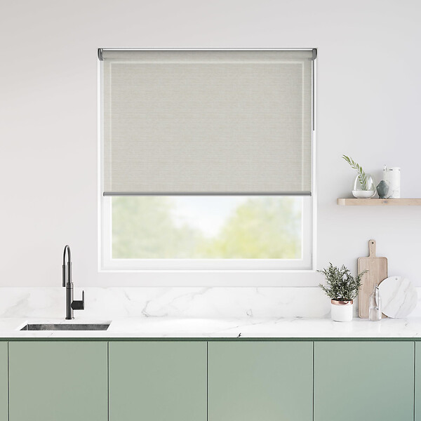 DECOSOL - Enrouleur tamisant chiné - Écru - DECOSOL - large