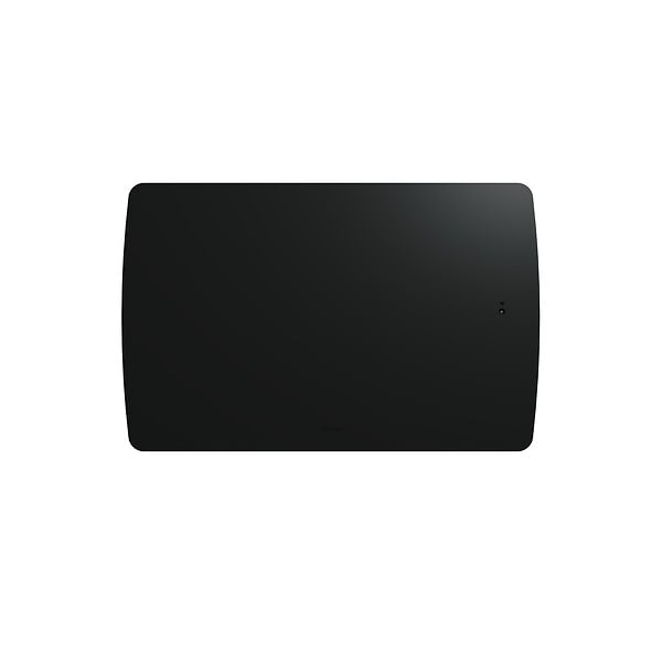 SAUTER - Radiateur électrique à double cœur de chauffe Syrtis - Horizontal - Noir - 1500W - large