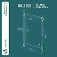 VOUNOT - Store vertical sans percage extensible exterieur 120x310cm polyester beige - vignette