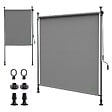 VOUNOT - Store vertical sans percage extensible exterieur 150x310cm polyester gris - vignette