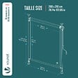 VOUNOT - Store vertical sans percage extensible exterieur 200x310cm polyester anthracite - vignette