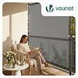 VOUNOT - Store vertical sans percage extensible exterieur 120x310cm polyester gris - vignette