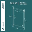 VOUNOT - Store vertical sans percage extensible exterieur 150x310cm polyester beige - vignette