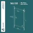 VOUNOT - Store vertical sans percage extensible exterieur 100x310cm polyester anthracite - vignette