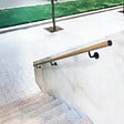 KORDO - Kit main courante aluminium subblimation bois avec supports de fixation 2 m, Opalu Kordo - vignette