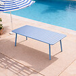 CONCEPT USINE - Table de jardin 10-12 places 234cm bleue BERGAME - vignette