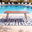 CONCEPT USINE - Table de jardin 10-12 places 234cm terracotta BERGAME $ - vignette