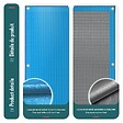 VOUNOT - Bache piscine rectangulaire en Polyethylene 160 gr/m2 8x14m Bleue foncé - vignette