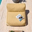 OVIALA - Chauffeuse pour salon de jardin modulable avec structure jaune clair  - Mixi - vignette