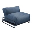 OVIALA - Chauffeuse pour salon de jardin modulable avec structure bleu pacific - Mixi - vignette