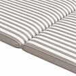 OVIALA - Lot de 2 coussins pour bain de soleil 186 x 53 cm polyester taupe - Tikal - vignette