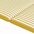 OVIALA - Lot de 2 coussins pour bain de soleil 186 x 53 cm polyester jaune - Tikal - vignette