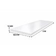 MCCOVER - Plaque polycarbonate alvéolaire 16mm transparent ou opaque Transparent, l.98 cm, L.300 cm - vignette