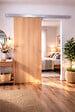 GD MENUISERIES - Porte Coulissante Décor Chêne Naturel Honey Oak  H204 x L93 cm,Rail Alu, coquilles - vignette