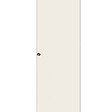 GD MENUISERIES - Porte Coulissante Blanc Pur Lacdor  H204 x L73 cm, coquilles - vignette