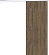 GD MENUISERIES - Porte Coulissante Décor Noyer Light Walnut H204 x L73 cm, Rail Alu - vignette