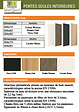 GD MENUISERIES - Porte Coulissante Effet Chêne Anthracite Grey Oak H204 x L93 cm, Rail alu Bandeau noir, coquilles - vignette