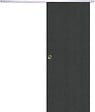 GD MENUISERIES - Porte Coulissante Effet Chêne Anthracite Grey Oak H204 x L93 cm,Rail Alu, coquilles - vignette
