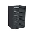 ATOLE - Cache climatiseur, acoustique ATOLE en Aluminium Thermolaqué - Taille 4 : H. 157 x L. 100 x P. 84 cm - Gris anthracite - vignette