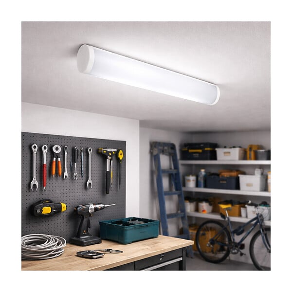 ASLO - Réglette LED 65cm 18W 6500K Diffuseur Opalin - Luminaire plafond LED Garage, Atelier, Éclairage intérieur Blanc froid G13 ASLO - large