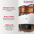 ARISTON - Chauffe Bain Gaz Instantané 11l/min - Gaz Naturel / Gaz de ville - Ariston AKROS PLUS - vignette
