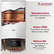 ARISTON - Chauffe Bain Gaz Instantané GPL 14l/min - Gaz Naturel / Gaz de ville - Ariston AKROS PLUS - vignette