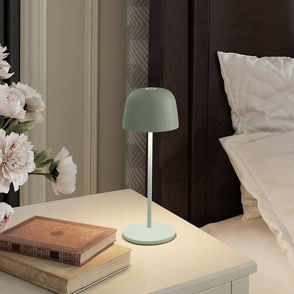 LUMISKY - Lampe de table sans fil SOPHIA Vert H28cm - large