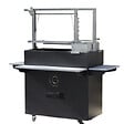 GRILL'CHIC - Tablettes pour Barbecue Argentin Santa Maria Asado sur meuble avec Supports en Acier - Lot de 3 - vignette