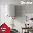 ARISTON - Pack Chauffe-eau Vertical Mural Blindé 100 l Ariston INITIO + Trepied 4090027 + Groupe Sécurité Inox - vignette