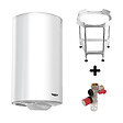 ARISTON - Pack Chauffe-eau Vertical Mural Blindé 150 l Ariston INITIO + Trepied 4090027 + Groupe Sécurité Inox - vignette